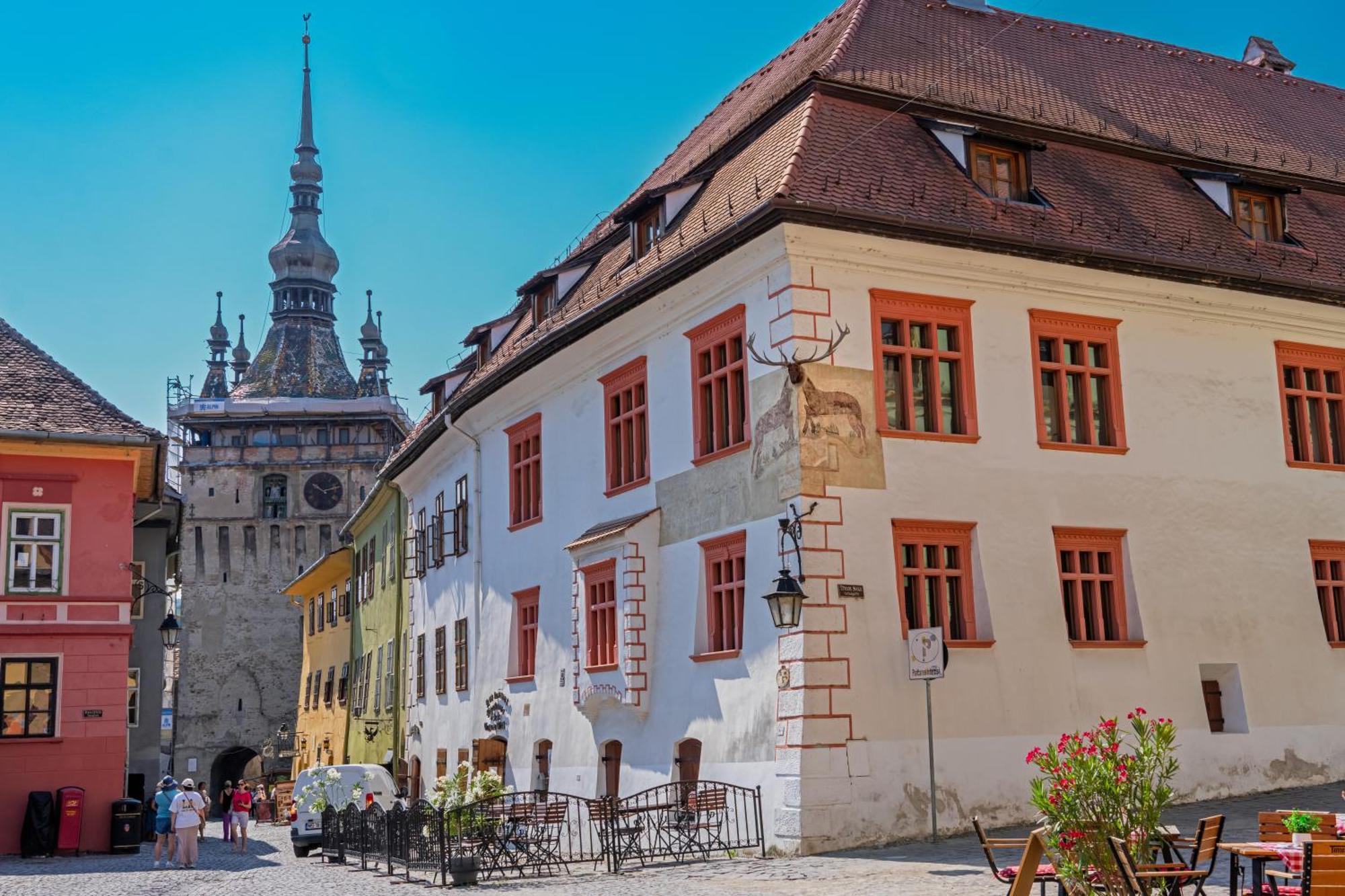 Casa Cu Cerb Hotel Сигишоара Екстериор снимка